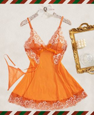 Lencería Sexy Naranja