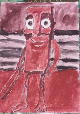 Pintura al óleo y dibujo original