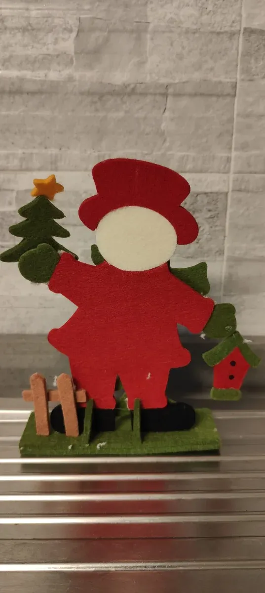 Decorazione natalizia pupazzo di neve