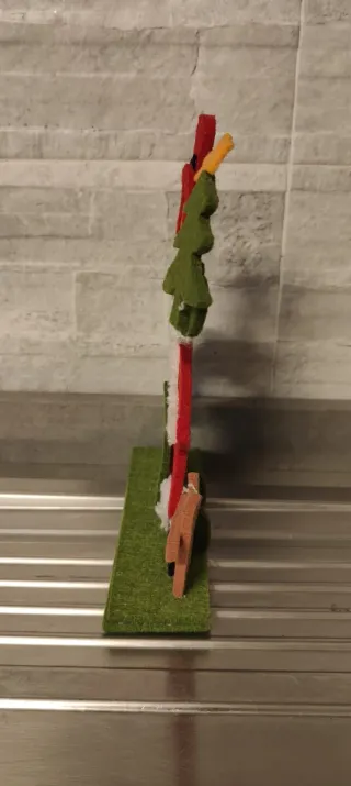 Decorazione natalizia pupazzo di neve