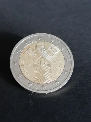 🇱🇹 2 Euro Commemor. Lituania 2018 Stati Baltici