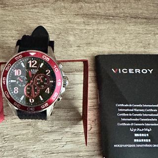 Reloj Viceroy Analógico Hombre Negro/Rojo