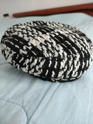 Cappellino Parfois Tweed Bianco Nero