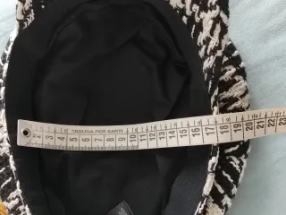 Cappellino Parfois Tweed Bianco Nero