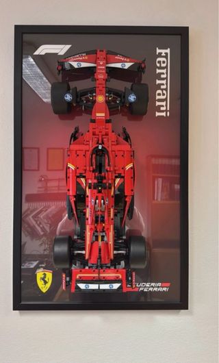 Quadro Espositore 45x75 lego Ferrari F1 42201