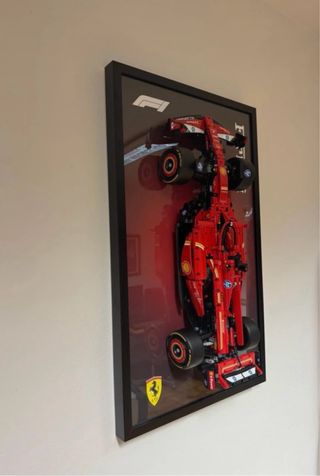 Quadro Espositore 45x75 lego Ferrari F1 42201