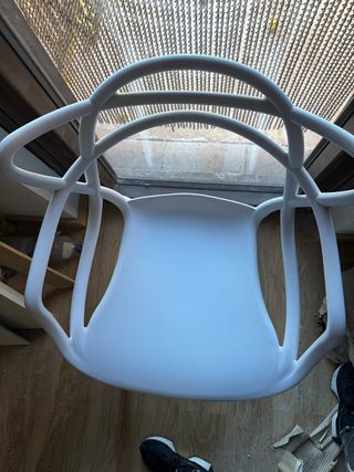 2 Sedie Bianche Imitazione Kartell a Madrid