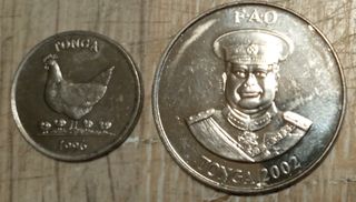 #1300 – TONGA, Due monete