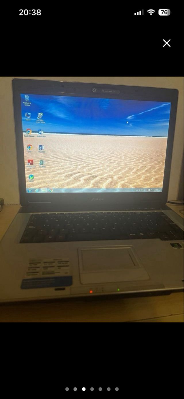 Portátil Asus Z53S gris plata