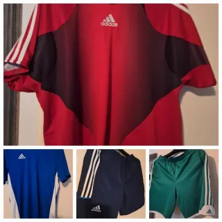 Lote Ropa Deportiva Adidas: Camisetas y Pantalones