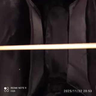 Bolso vintage mujer 50s/60s negro y dorado