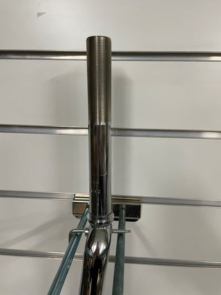 Horquilla bici acero recta rosca 230mm