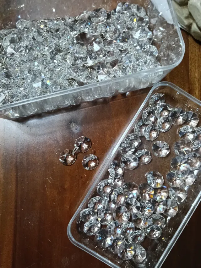 Cristales Strass Lágrima 210 cristales con enganch