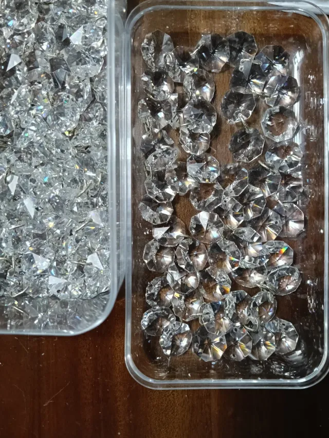 Cristales Strass Lágrima 210 cristales con enganch