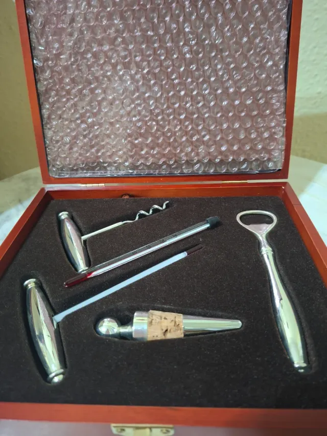 Set de accesorios para vino