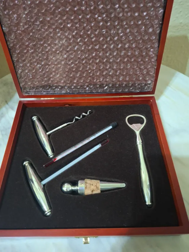 Set de accesorios para vino