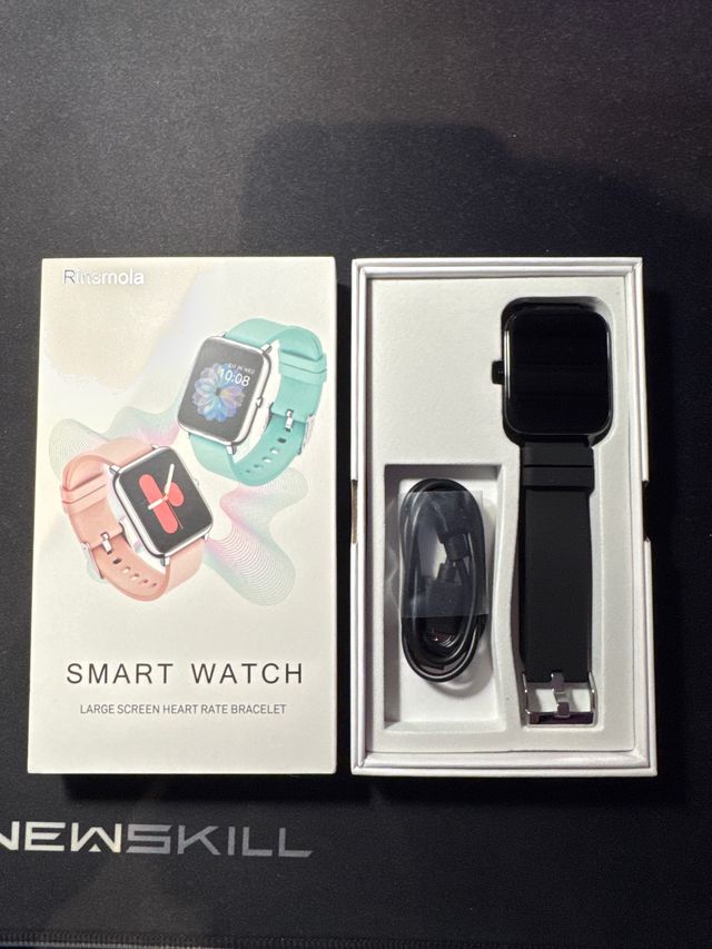 Reloj Smartwatch Rinsmola Negro