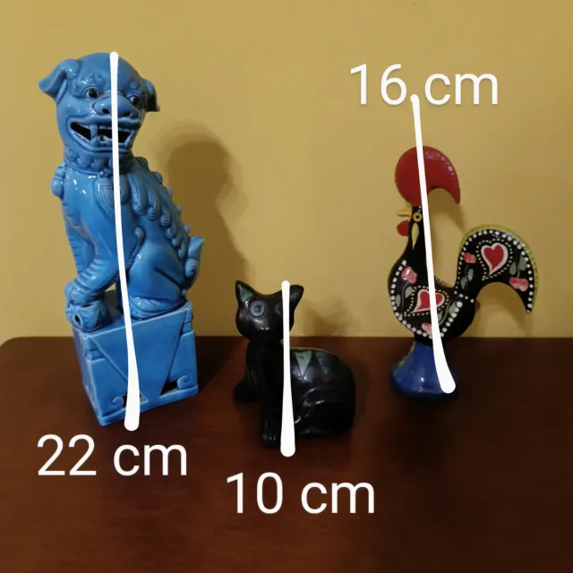 Figuras decorativas animales cerámica