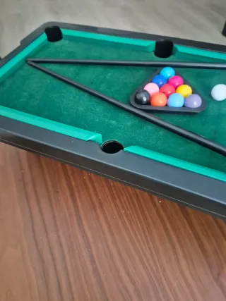 Mini Billar de Mesa con Accesorios