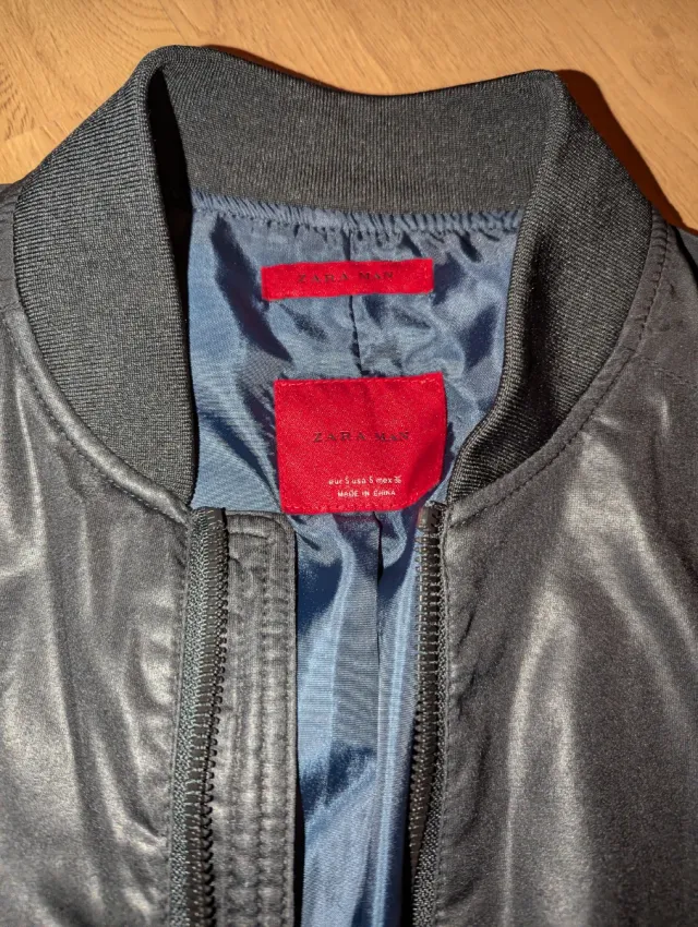 Chaqueta Ligera Zara Man negra Talla S