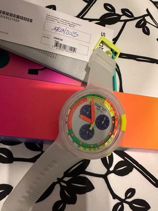 Swatch Chronograph trasparente