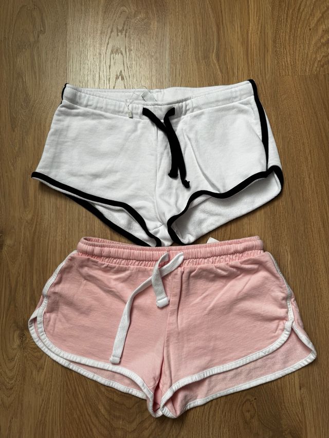 Pantalones cortos Tally Weijl blancos y rosas