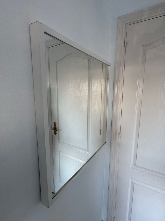 3 Espejos decorativo madera y cristal