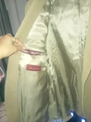 Chaqueta americana hombre beige