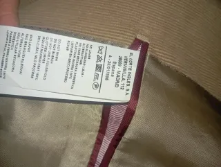 Chaqueta americana hombre beige