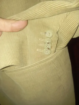 Chaqueta americana hombre beige