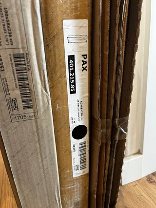 3 Estructuras armario PAX IKEA Wengue