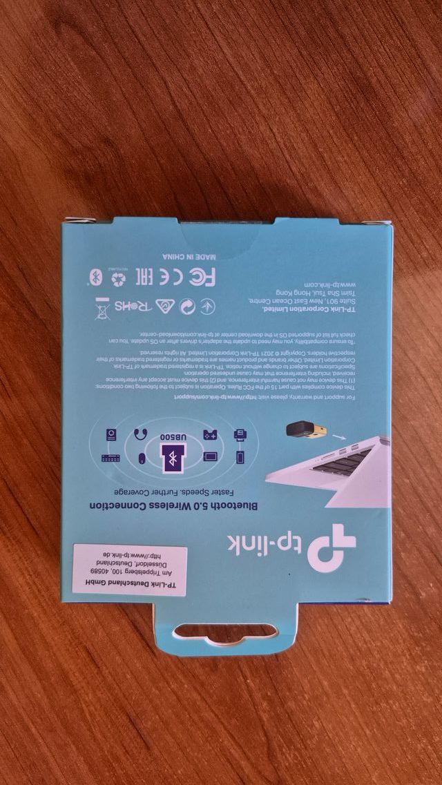 TP-Link Adattatore Bluetooth USB 5.0 UB500