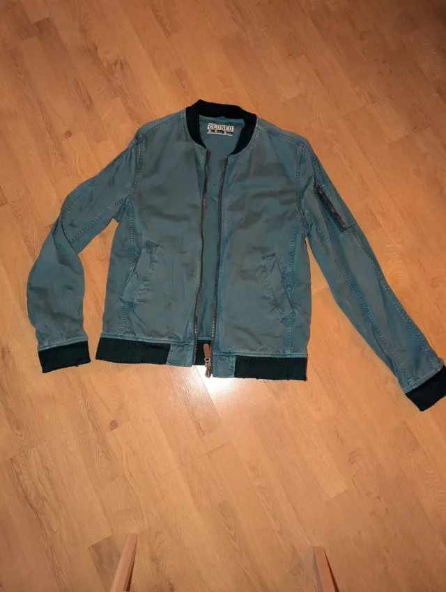 Chaqueta bomber verde desgastado CLOSED Talla L