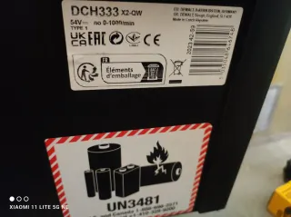 Taladro Cincel Dewalt 18/54V 9.0Ah Li-Ion