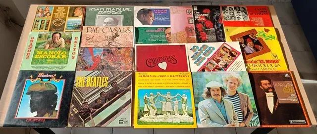 LOTE DE 17 VINILOS GRANDES