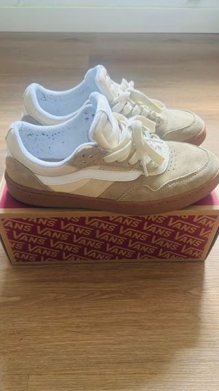 Zapatillas Vans Beige/Marrón Talla 42