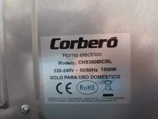 Mini horno eléctrico Corbero