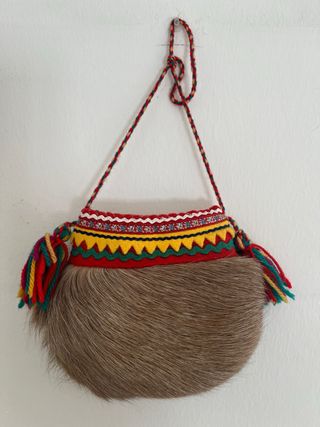 Borsetta vintage folklore norvegese