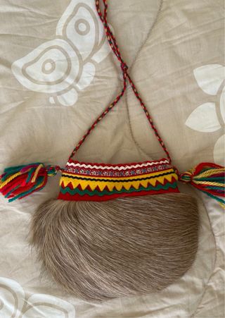 Borsetta vintage folklore norvegese