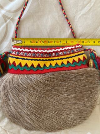 Borsetta vintage folklore norvegese