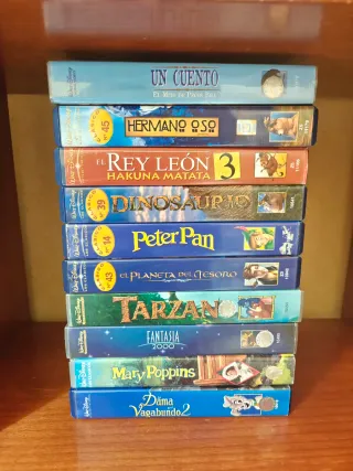 Lote (27) VHS Disney Clásicos (Español)