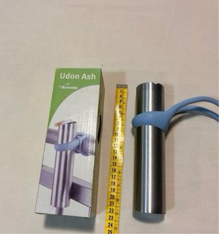 Cenicero metálico para balcón