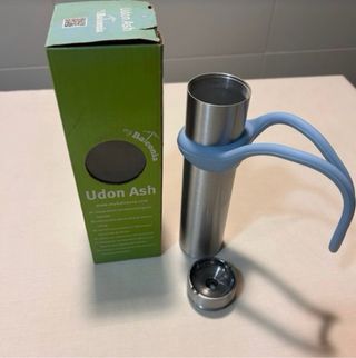 Cenicero metálico para balcón