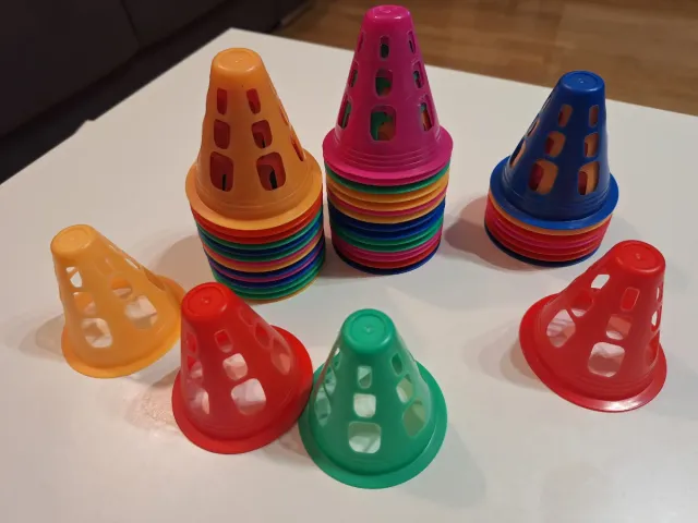 Conos Slalom Patinaje (40 uds)