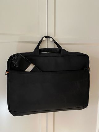 Maletín para documentos negro y gris