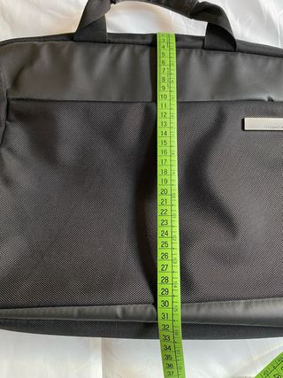 Maletín para documentos negro y gris