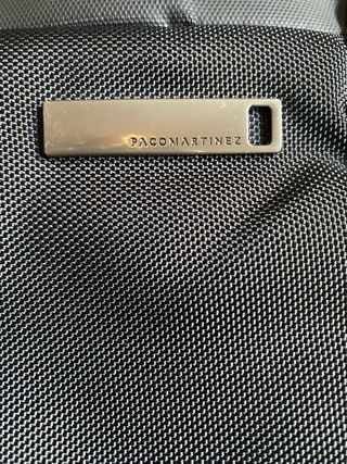 Maletín para documentos negro y gris