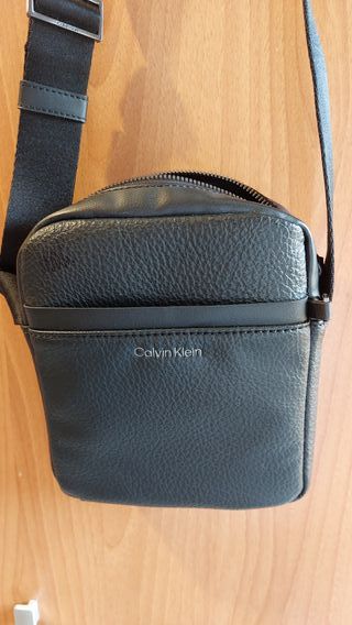 Borsa a tracolla uomo Calvin Klein nera