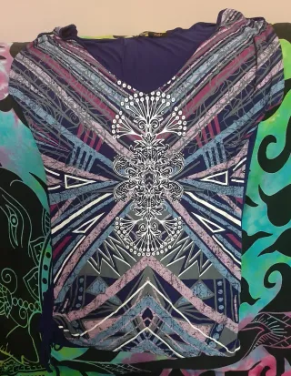 Camiseta Koroshi Talla M Morado