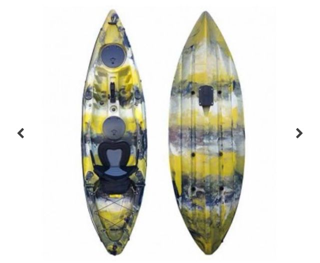 Kayak de pesca con estabilizador